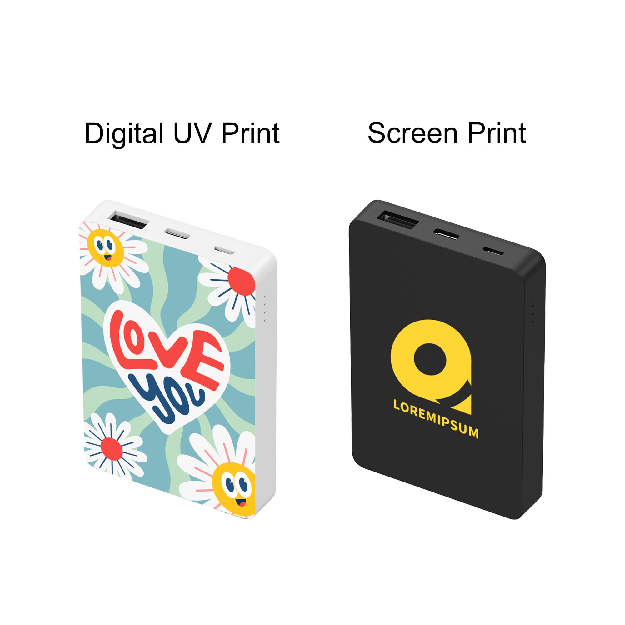 5000mah Square Power Bank