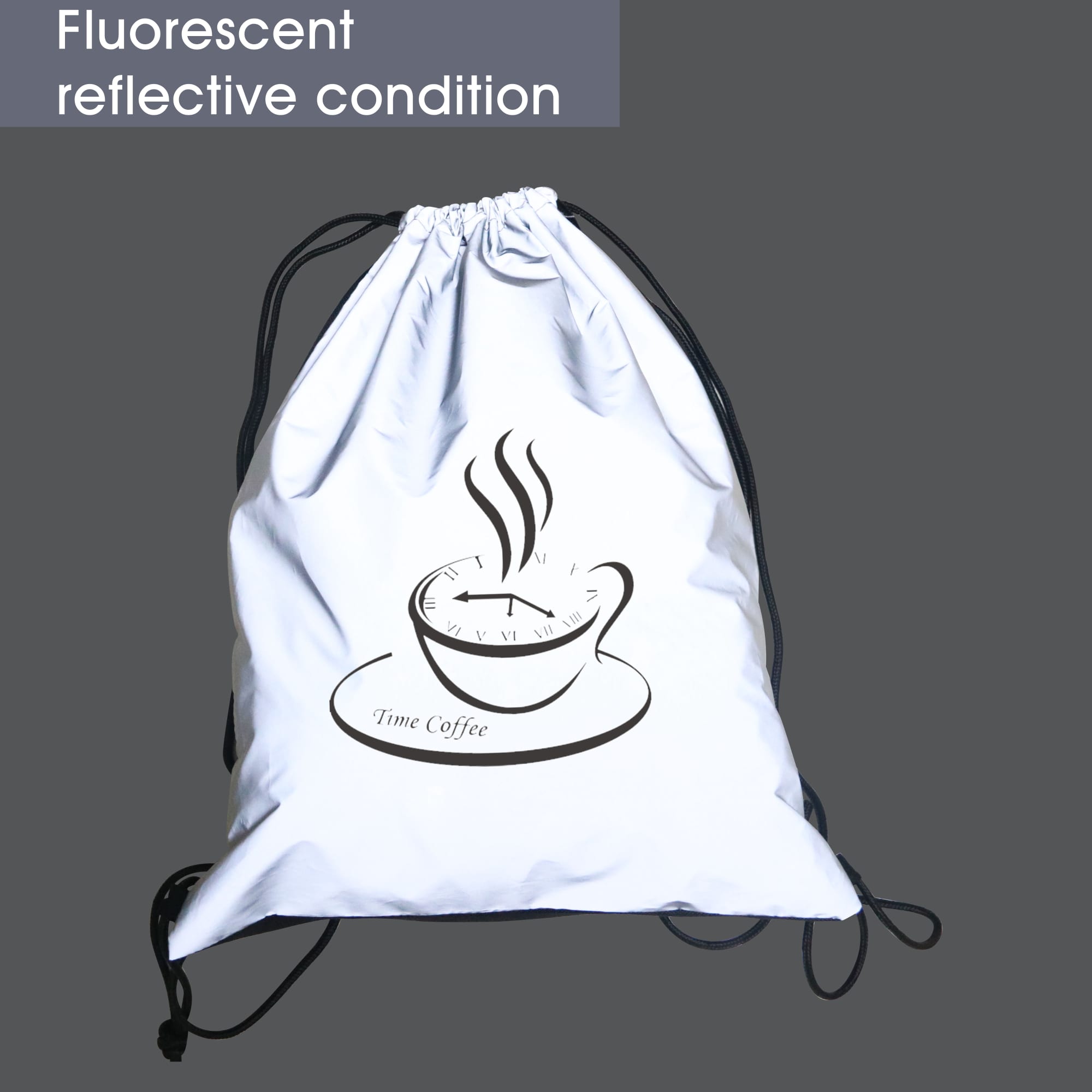Reflective Drawstring Bag