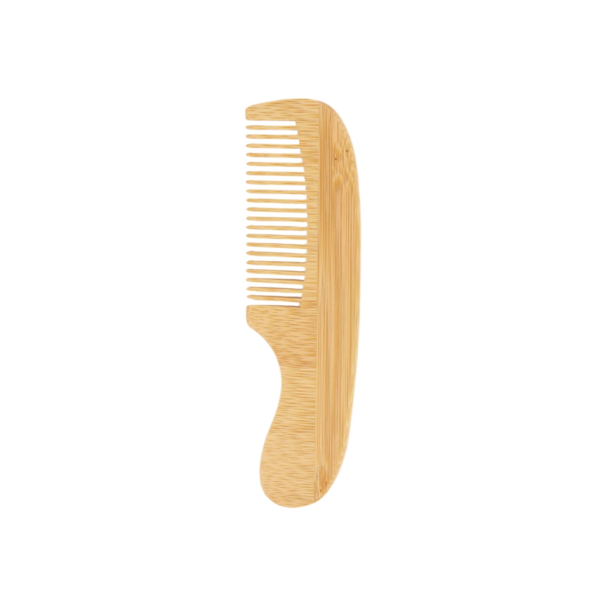 Natural Small Bamboo Comb With Handle