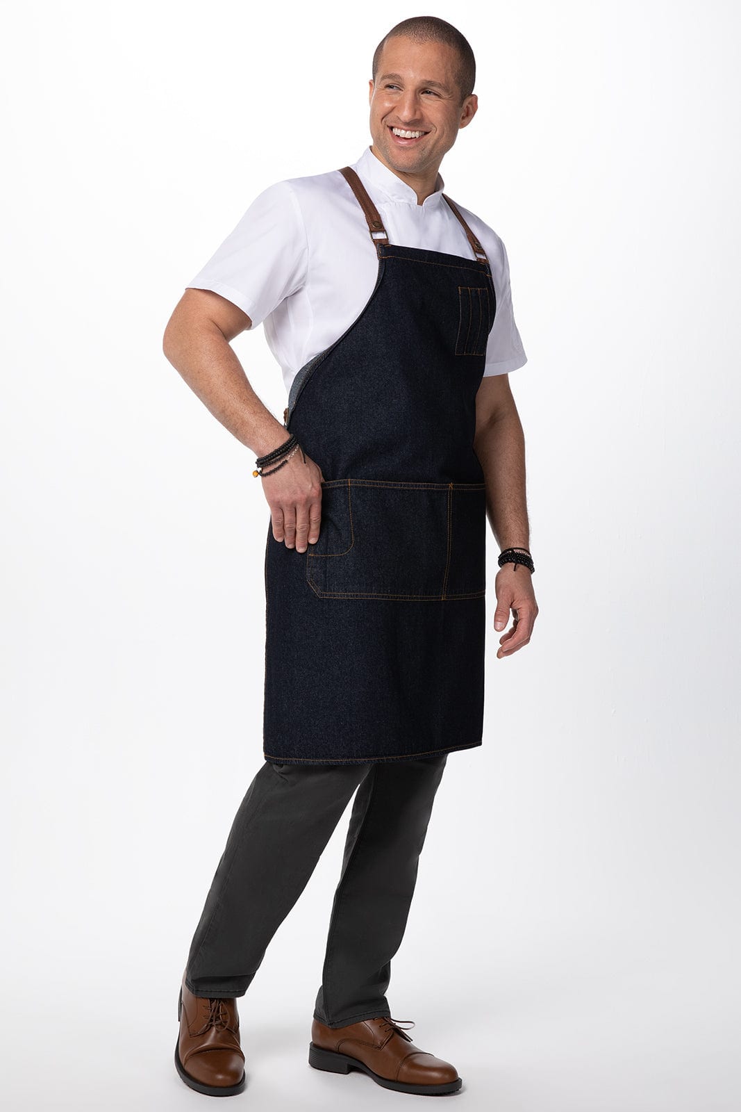 Memphis Denim Cross Back Apron