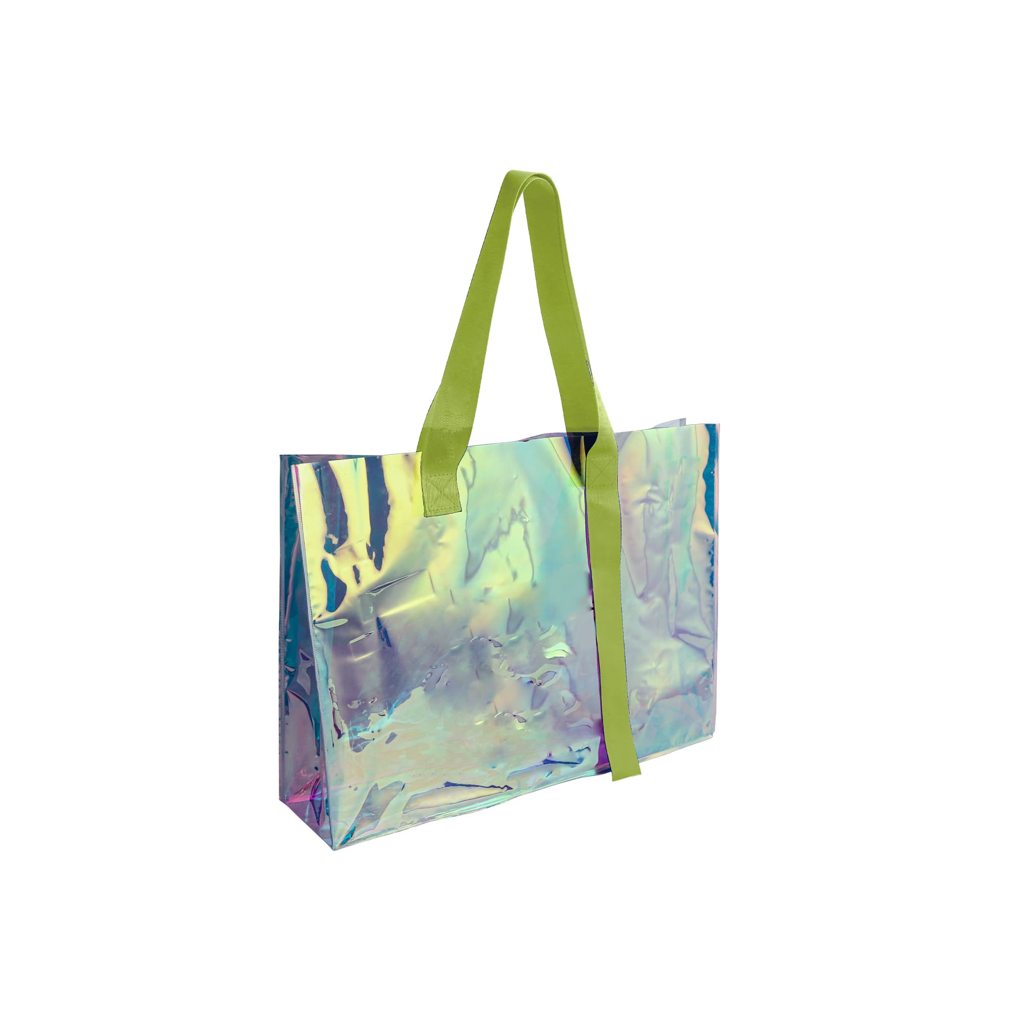 Colorful Transparent PVC Tote Bag