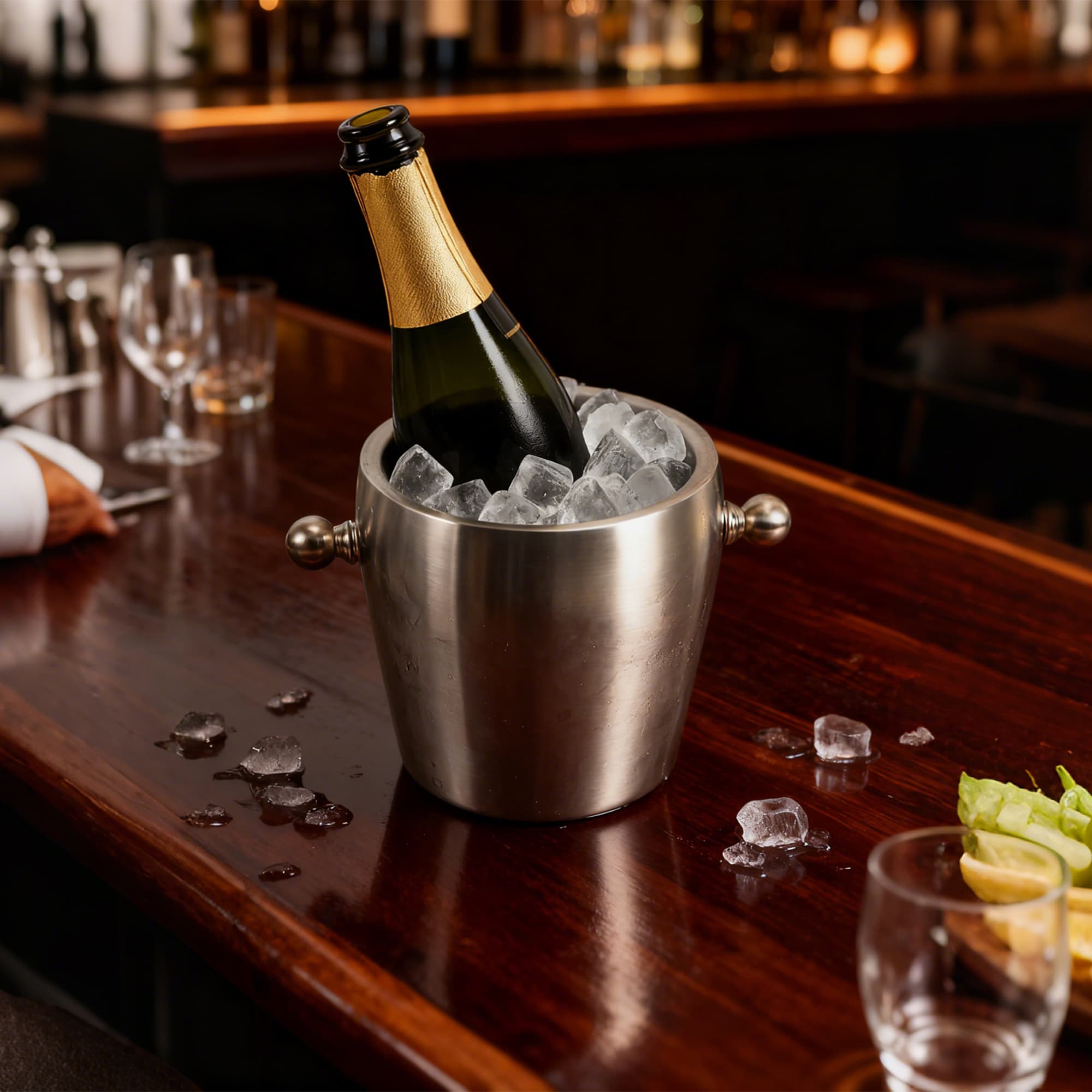 Stainless Steel Ice Bucket