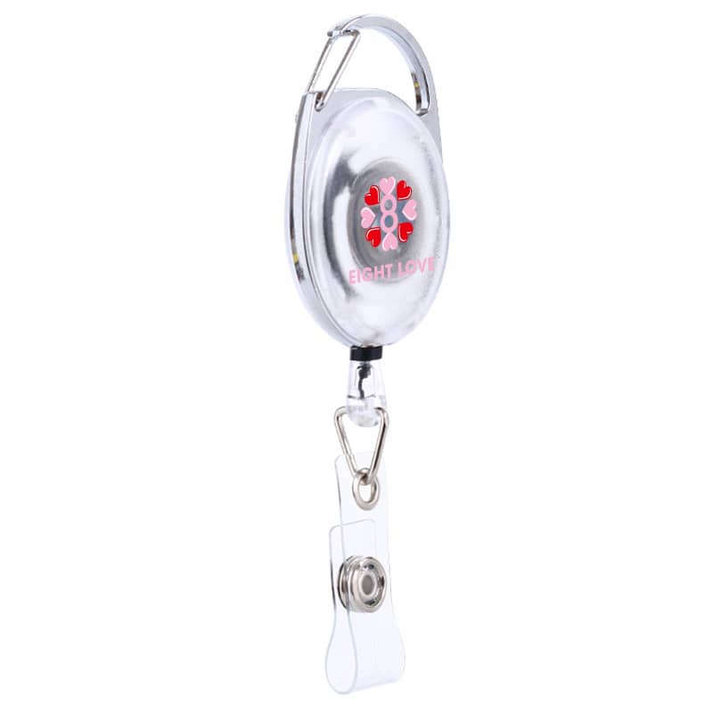 Retractable Oval Card Holder