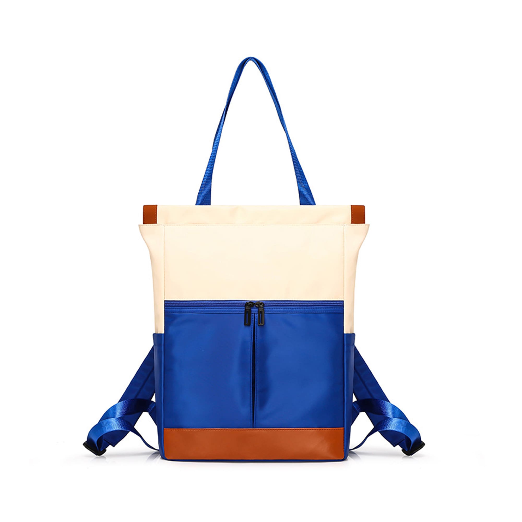 Convertible Nylon Backpack to Tote Bag
