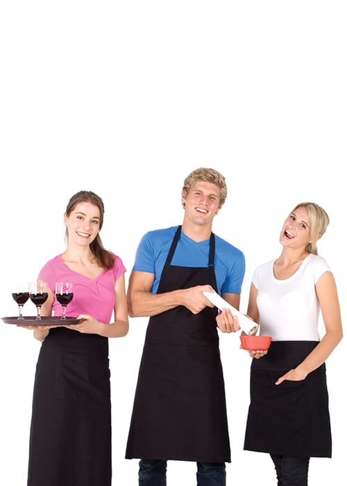 Short Waist Apron - 100% cotton canvas