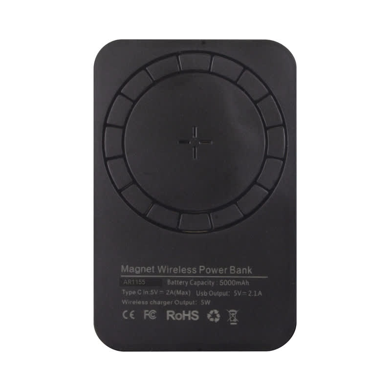 Denver Magnetic Wireless Power Bank - 5000 mAh