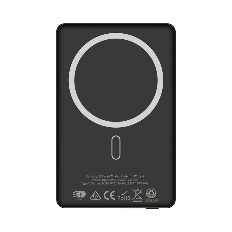 Bryan Ultra Thin 15W MagSafe Power Bank - 5000 mAh (Stock)