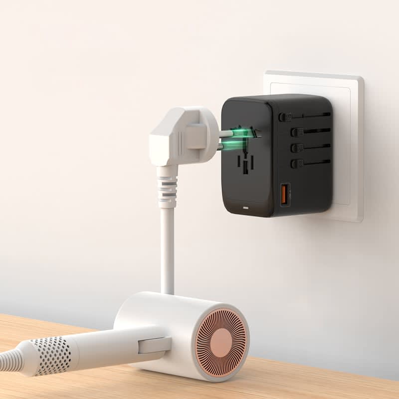 Madern 65W GaN PD and QC Travel Adaptor (A3C)