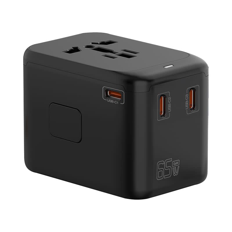 Madern 65W GaN PD and QC Travel Adaptor (A3C)
