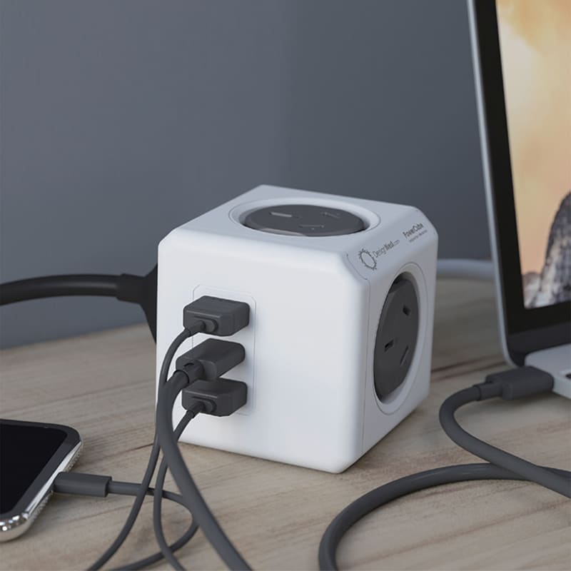 Power Cube Extended Trio USB (2A,1C)