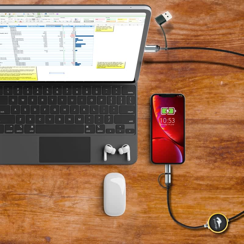Solento 60W Fast Charge and Data Sync LED Cable