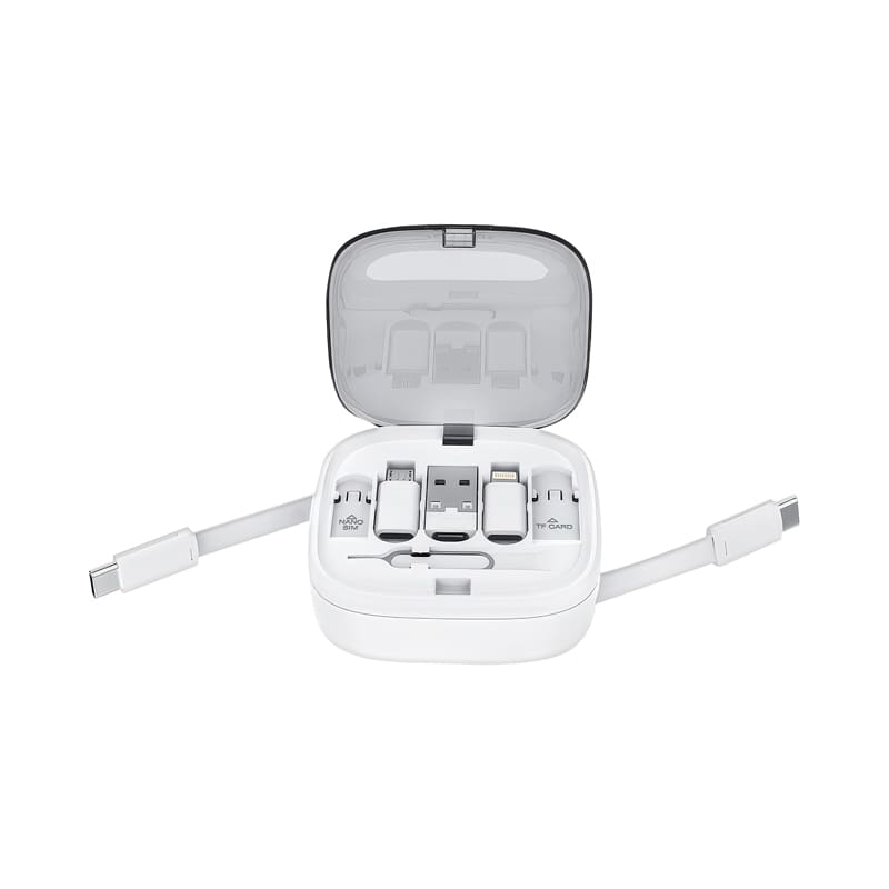 Catania Retractable 60W Fast Charging and Data Cable Set