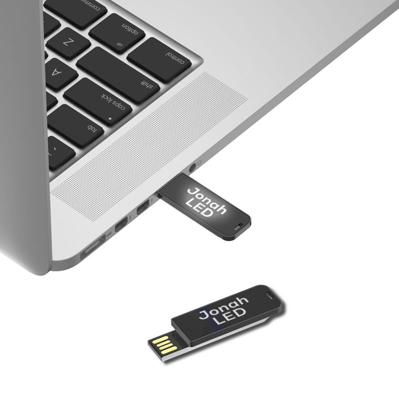 Jonah LED Clip Flash Drive