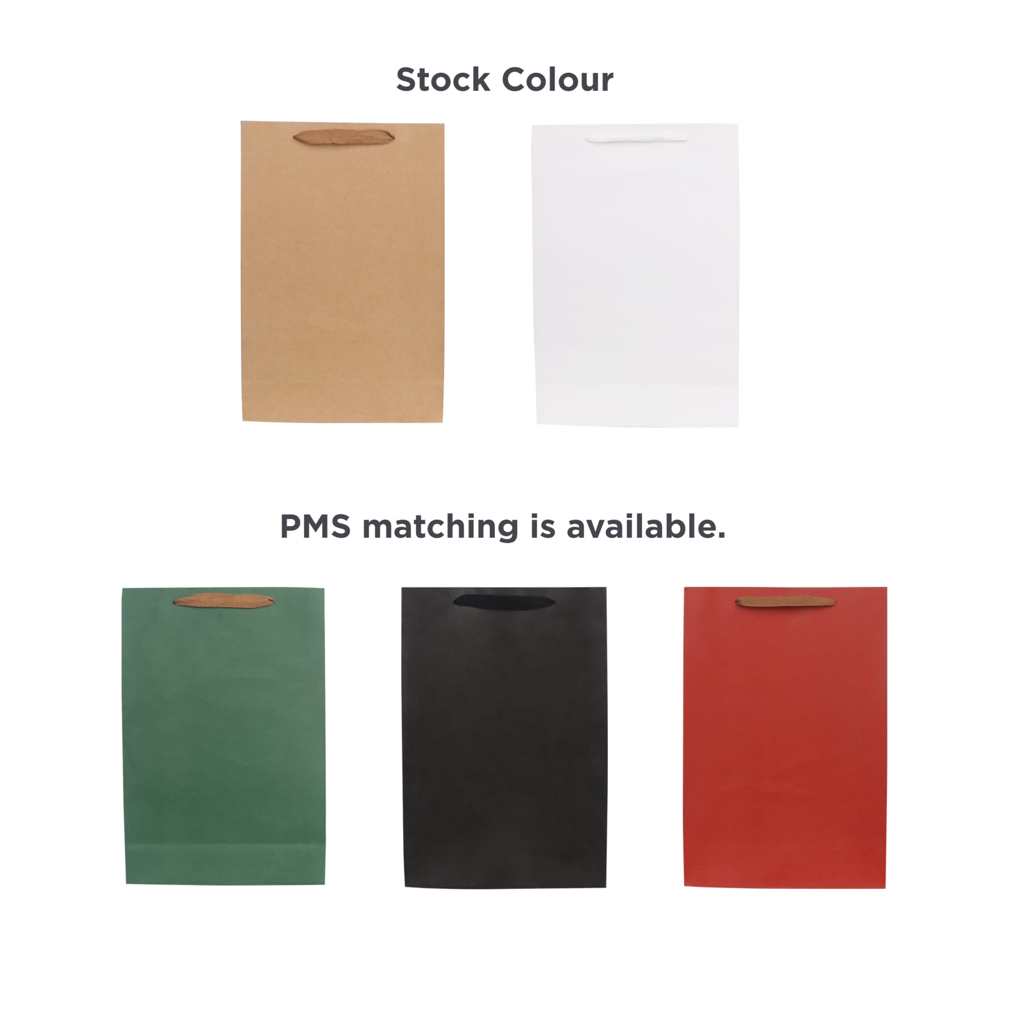 Small Vertical Paper Bag with Rope Handle(150 x 220 x 90mm)