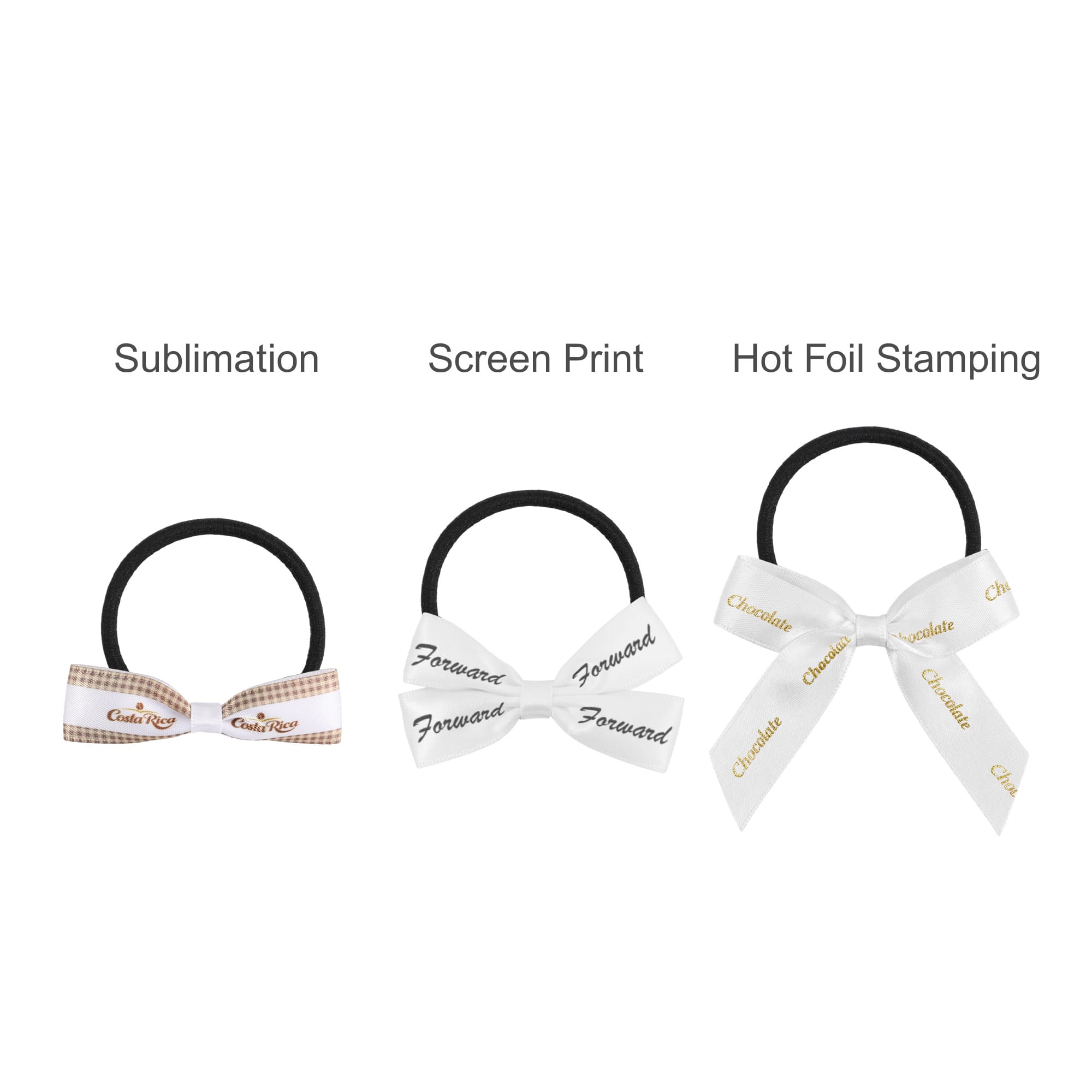 Elastic Hair Bows
