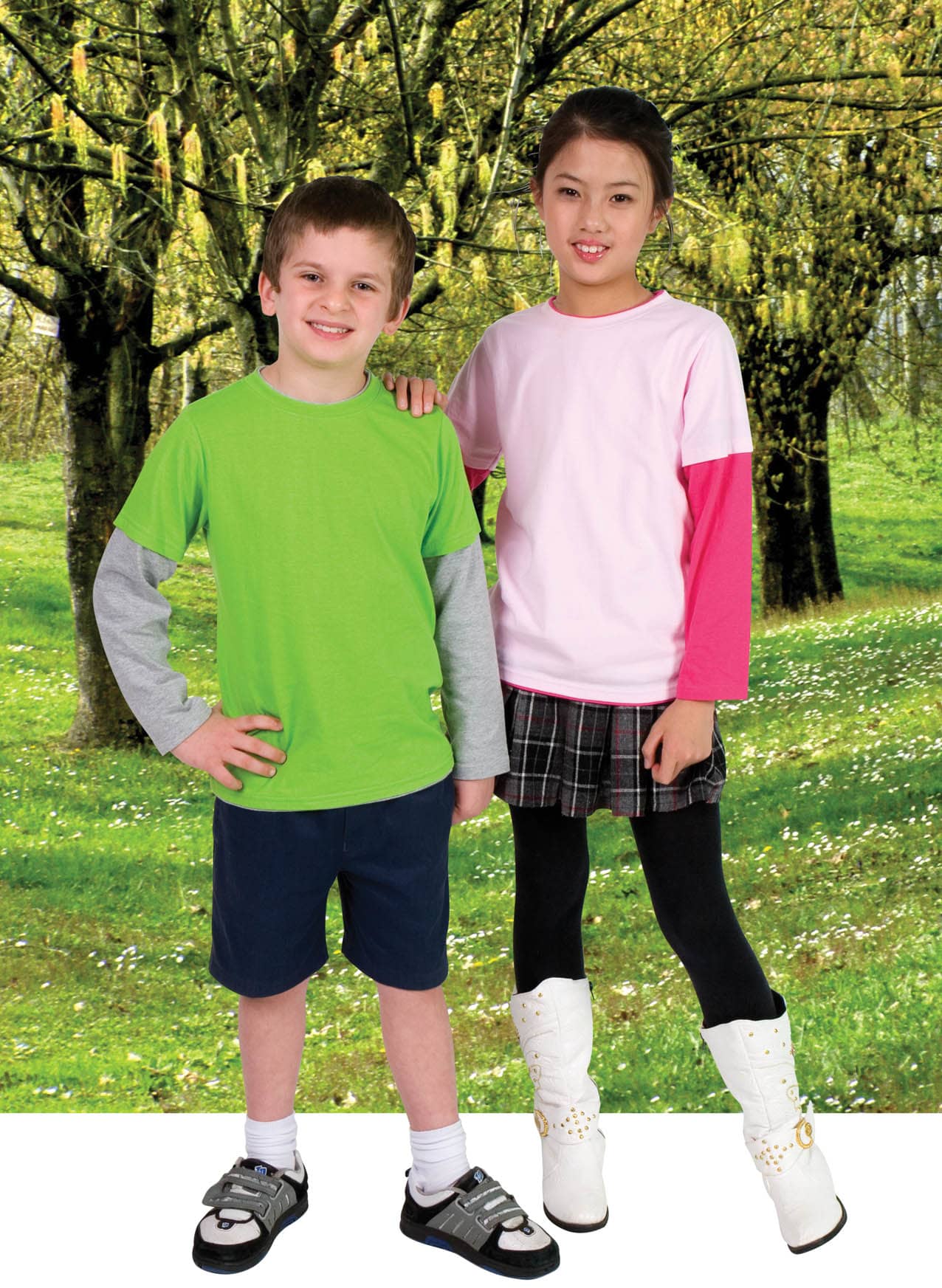 Kid's Double Sleeve T-shirt
