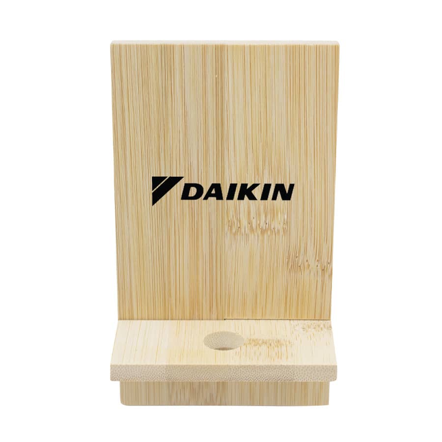 Groove Bamboo Phone Stand