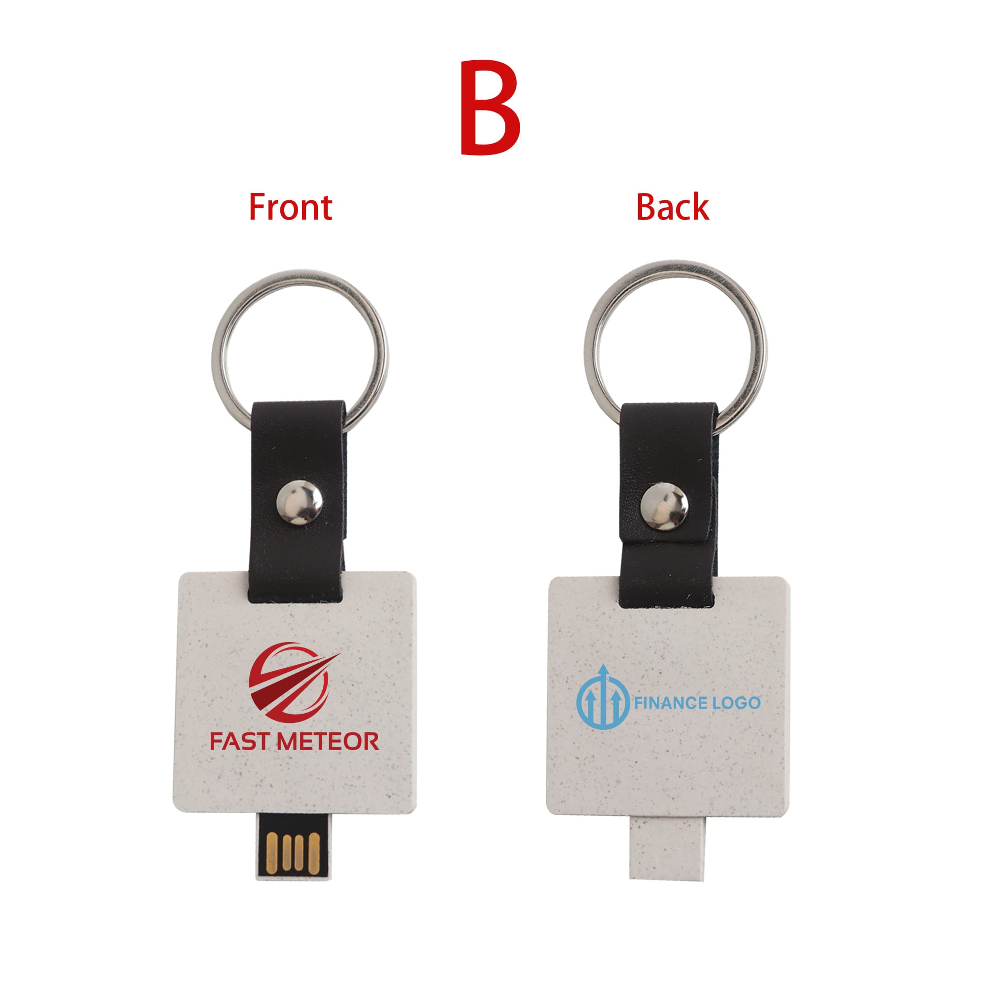 Eco Mini Flash Drive Keychain