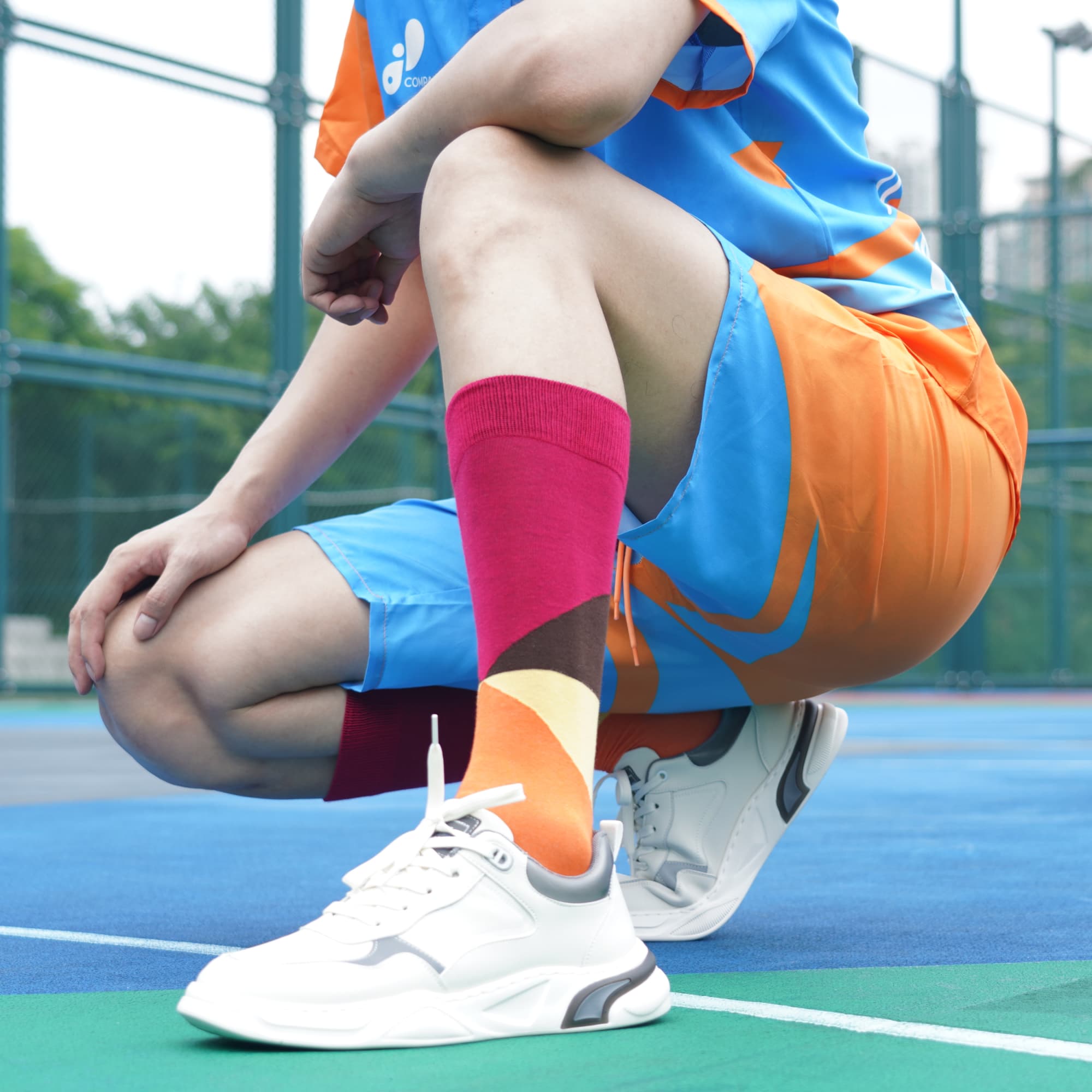 Mid Calf Custom Pattern Socks