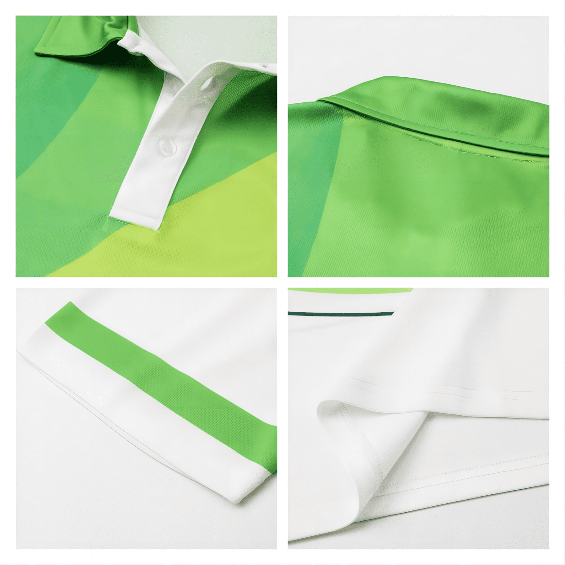 Unisex Adults RPET Micro Mesh Sublimated Basic Long Sleeves POLO