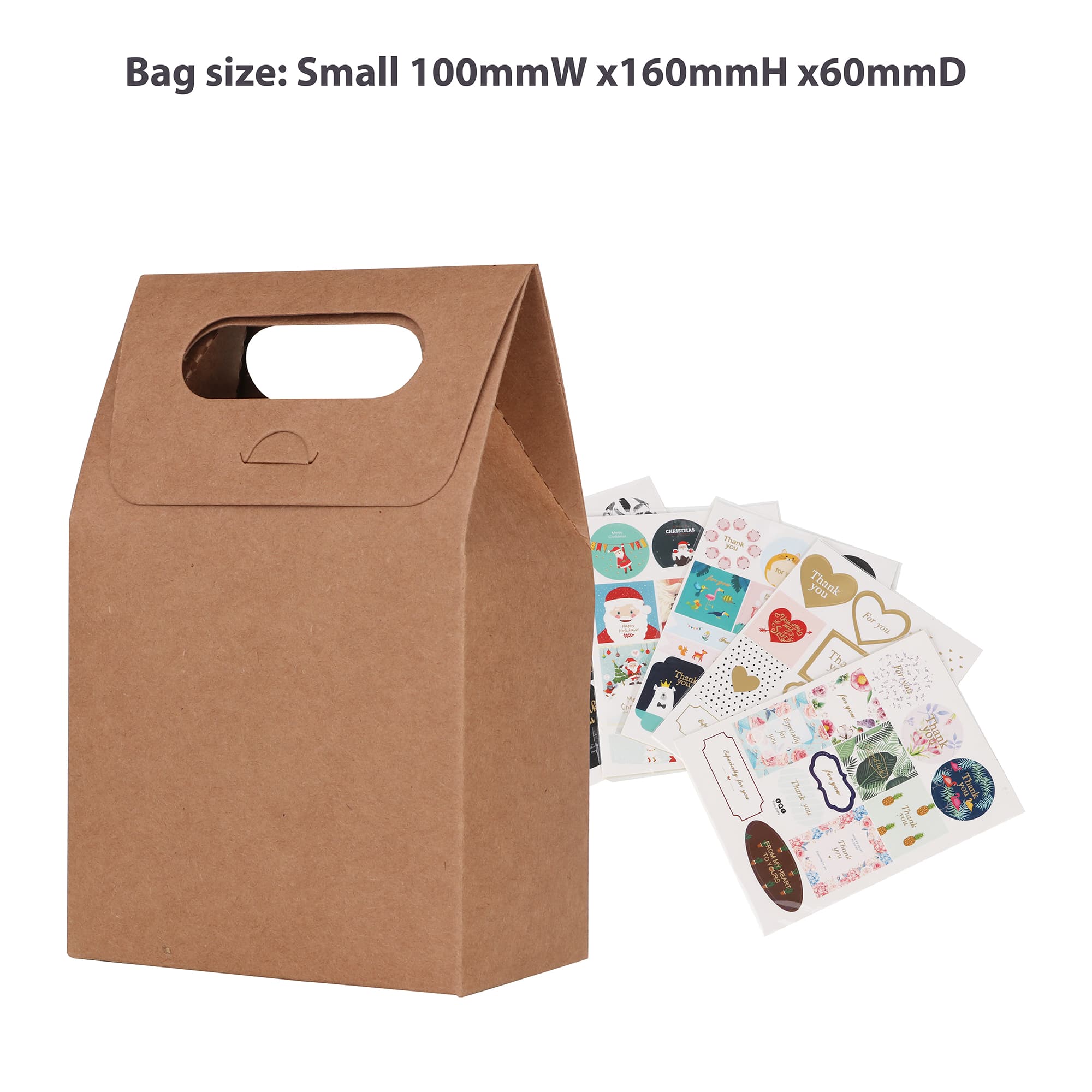 Die cut Handle Bag(100x160x60mm)