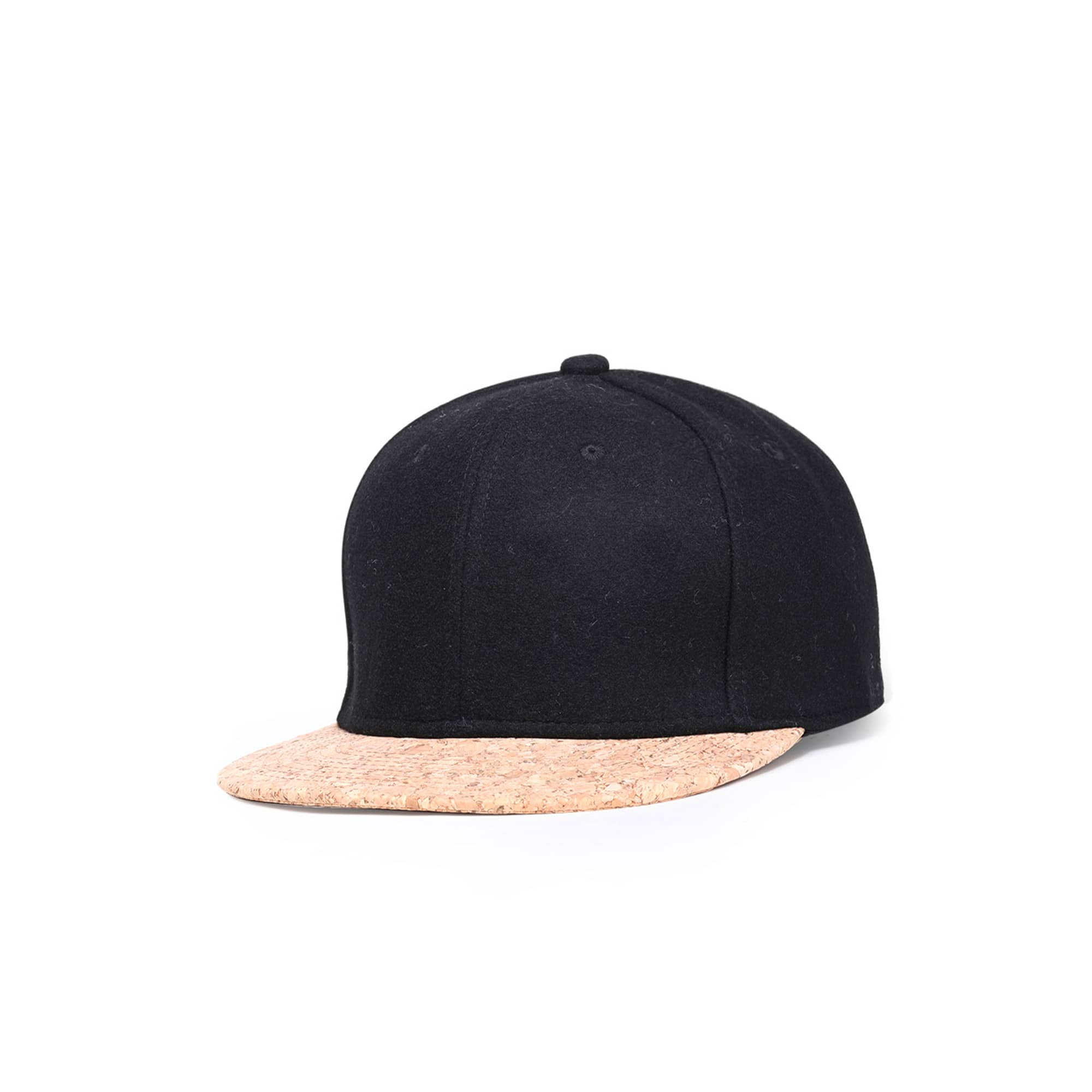 6 Panel Flat Cork Snapback Cap