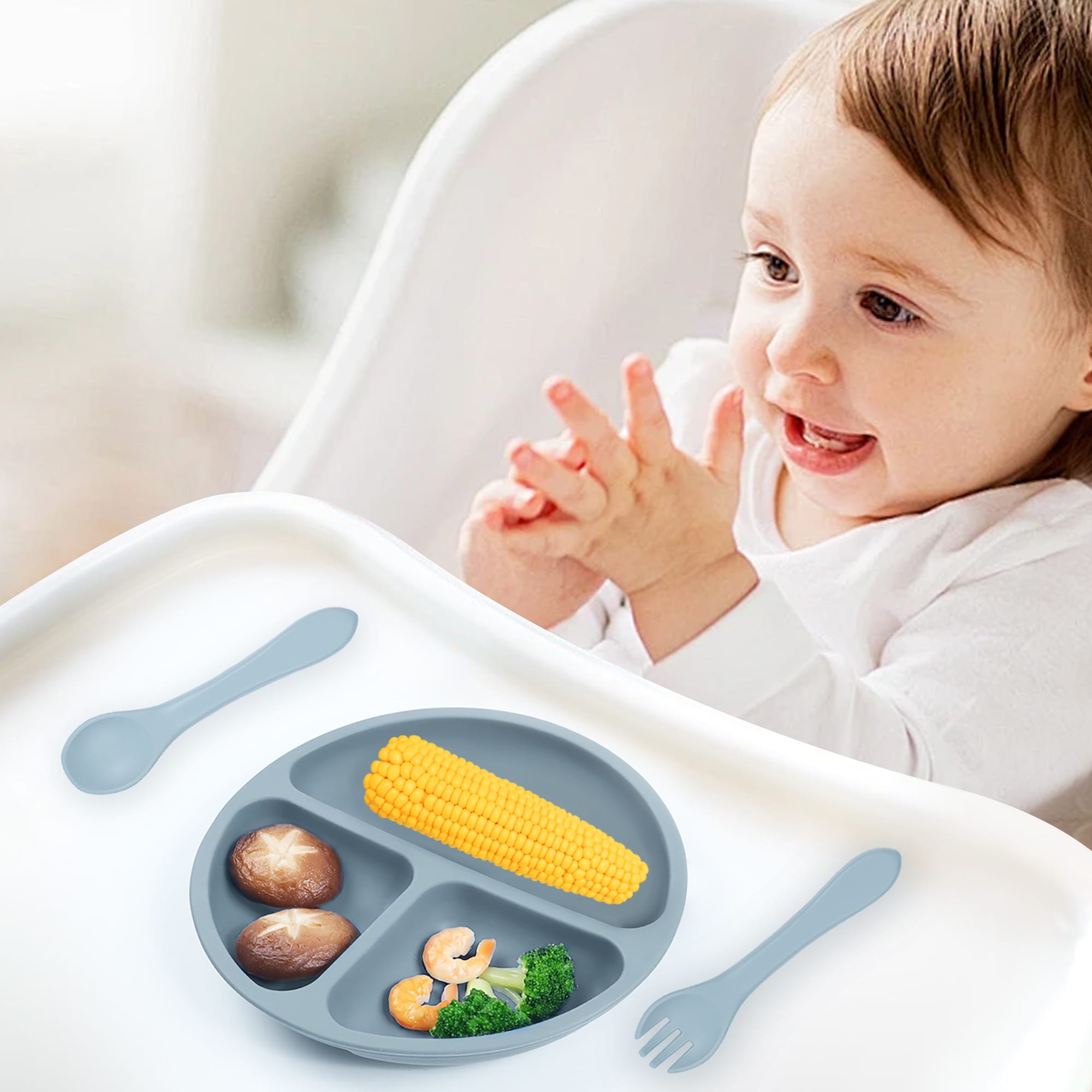Silicone Kids Suction Plate