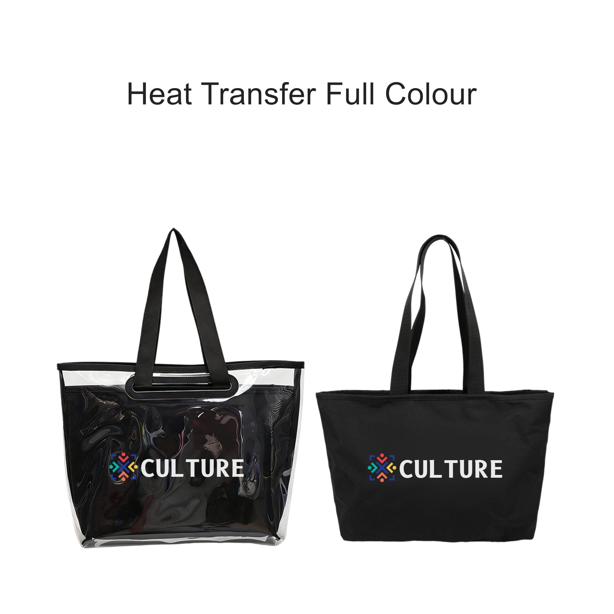 Tote Bag With Detachable PVC Cover