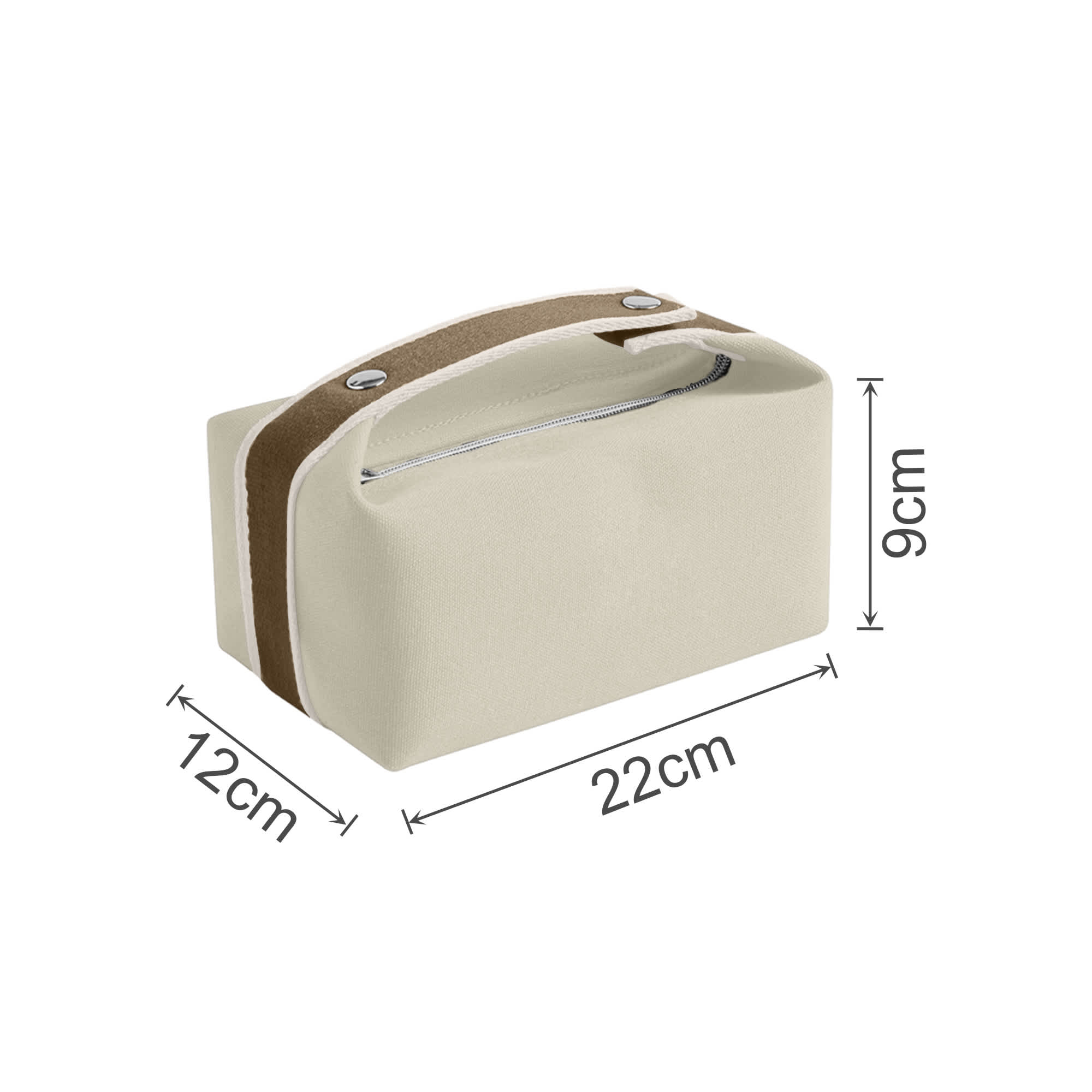 Portable Canvas Cosmetic Bag