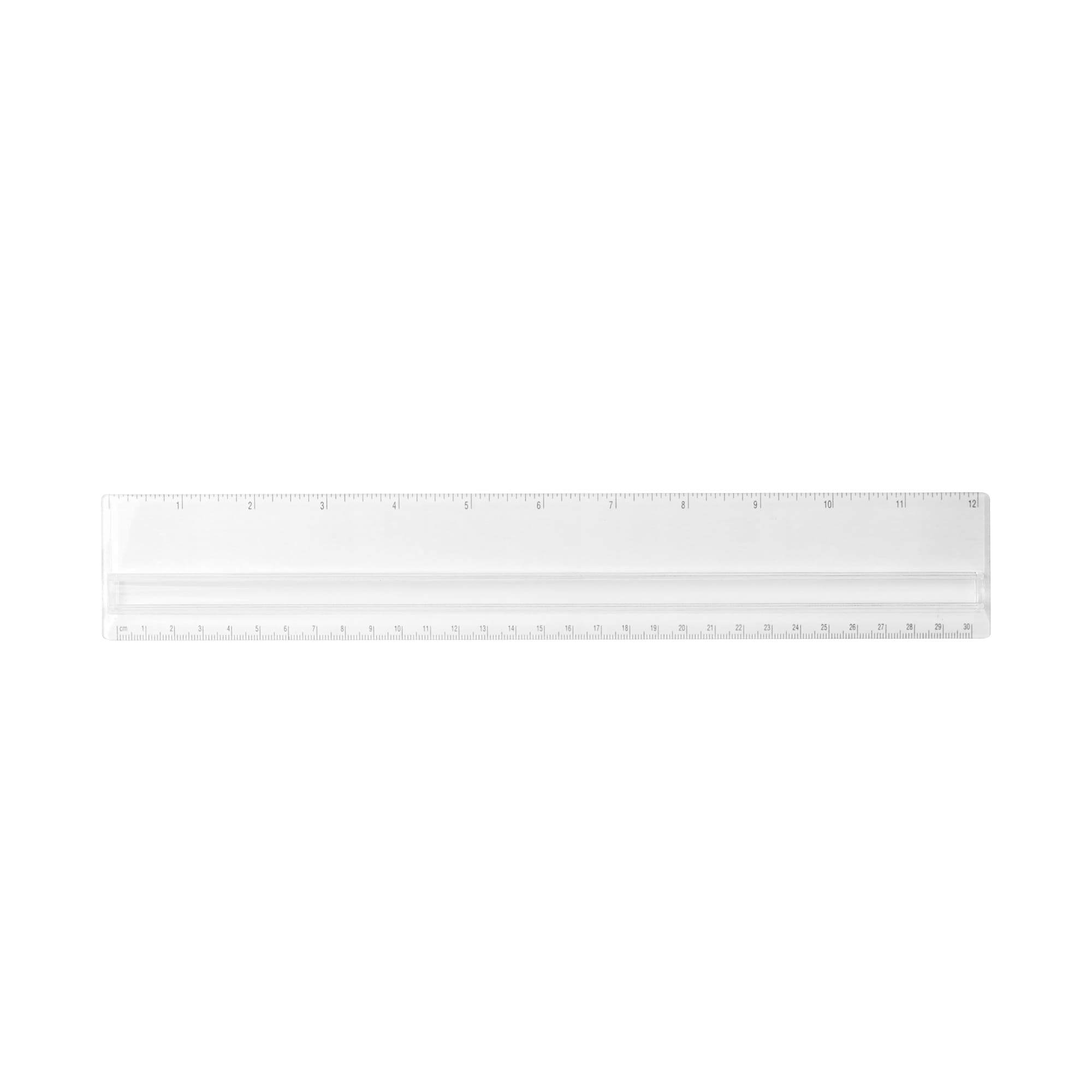 Dual Scale 30CM Magnifying Ruler