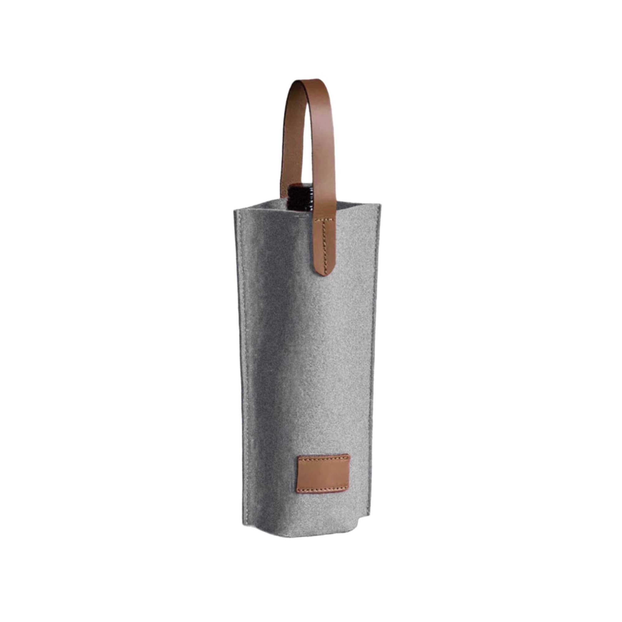 Felt Single Bottle Wine Bag