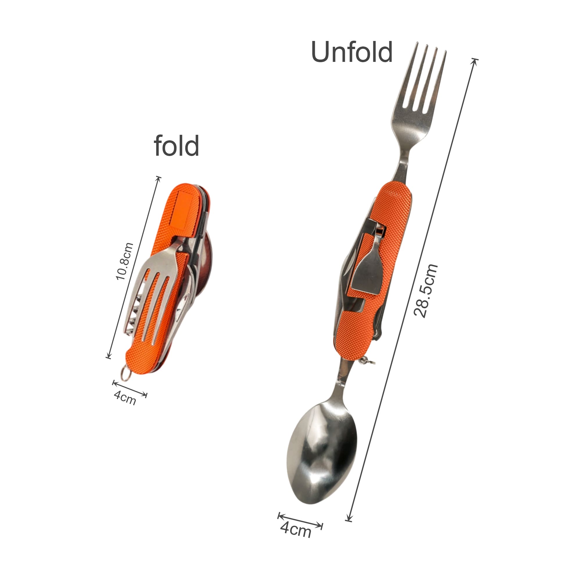 10-in-1 Multi-Function Camping Flatware Utensil