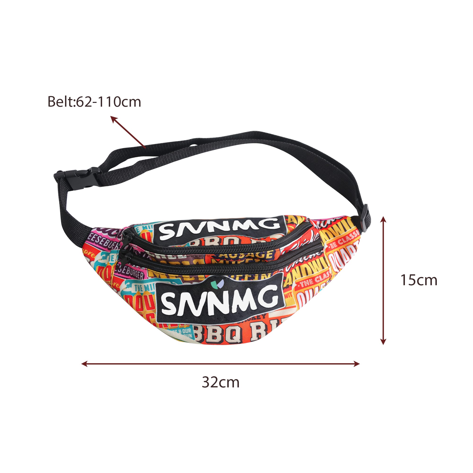 Full colour RPET Bum Bag