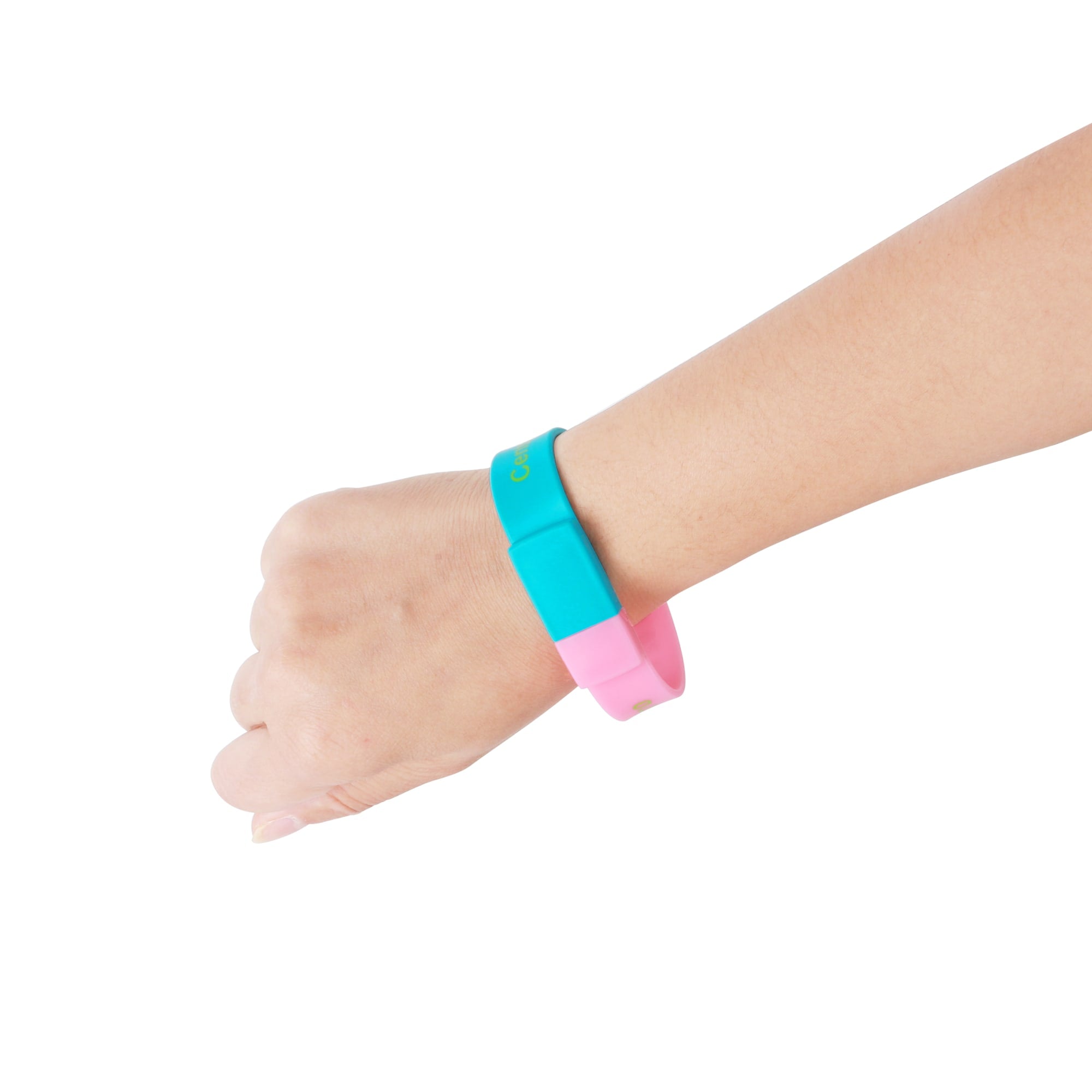 Sectional Coloured Wristband Flash Drive