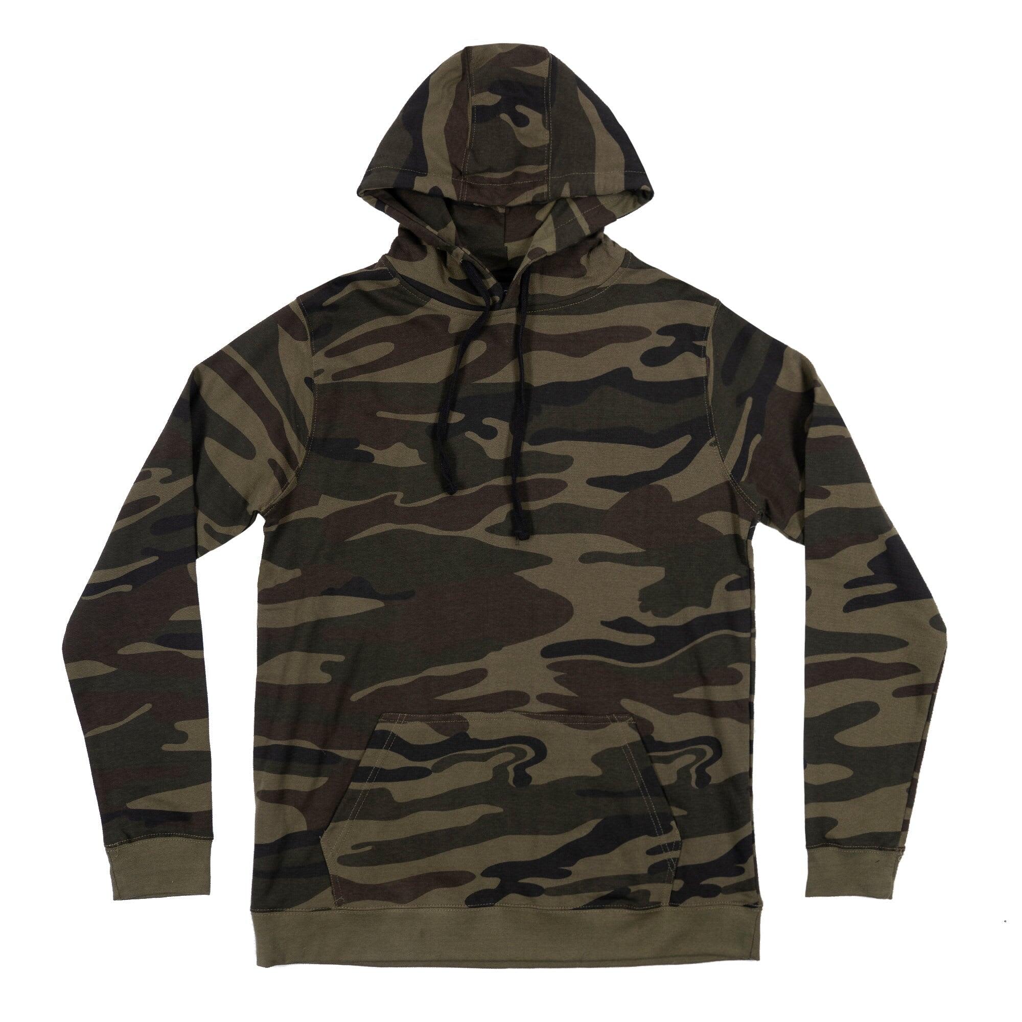 Enzyme-Washed French Terry Pullover Hoodie