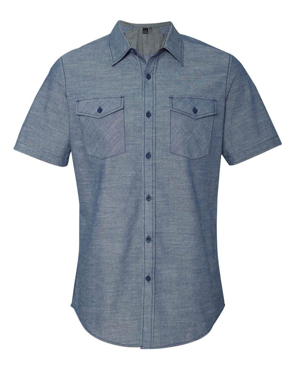 Short Sleeve Chambray Shirt