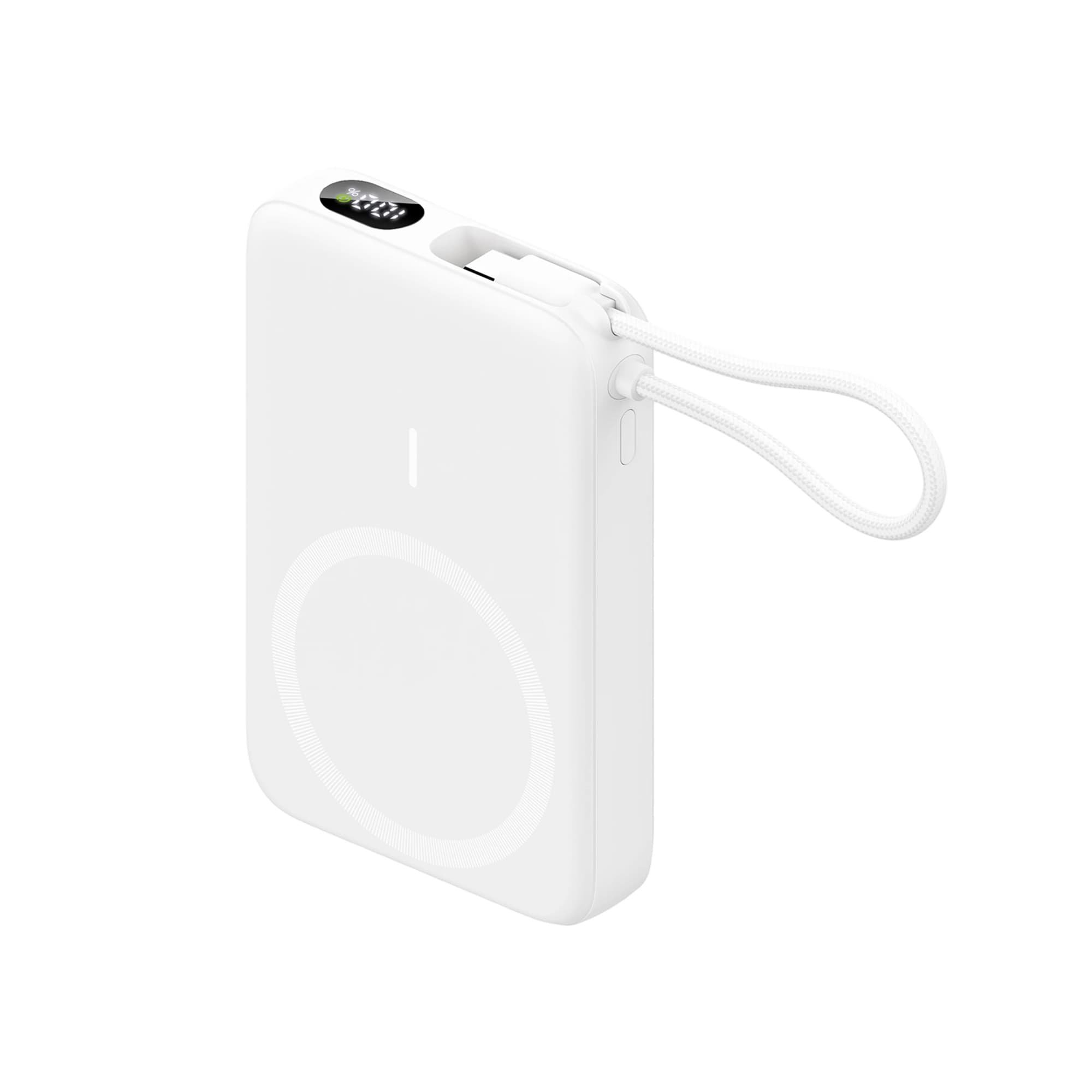 10000mAh Magnetic Wireless  Power Bank with Charging Cable