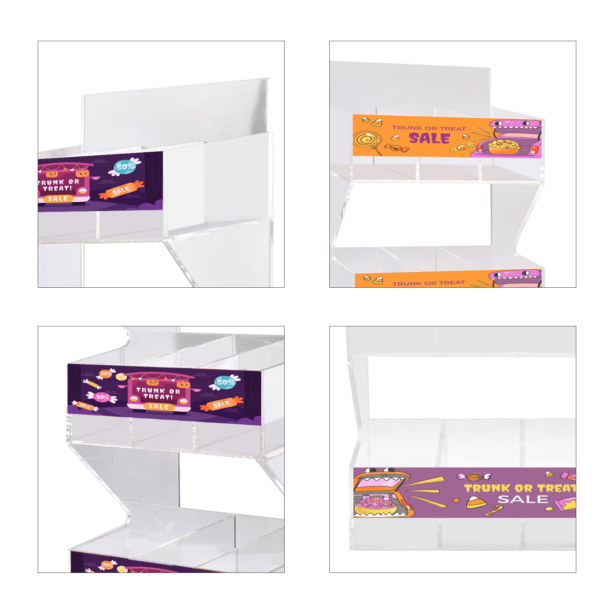 Custom Acrylic 3 Levels Display