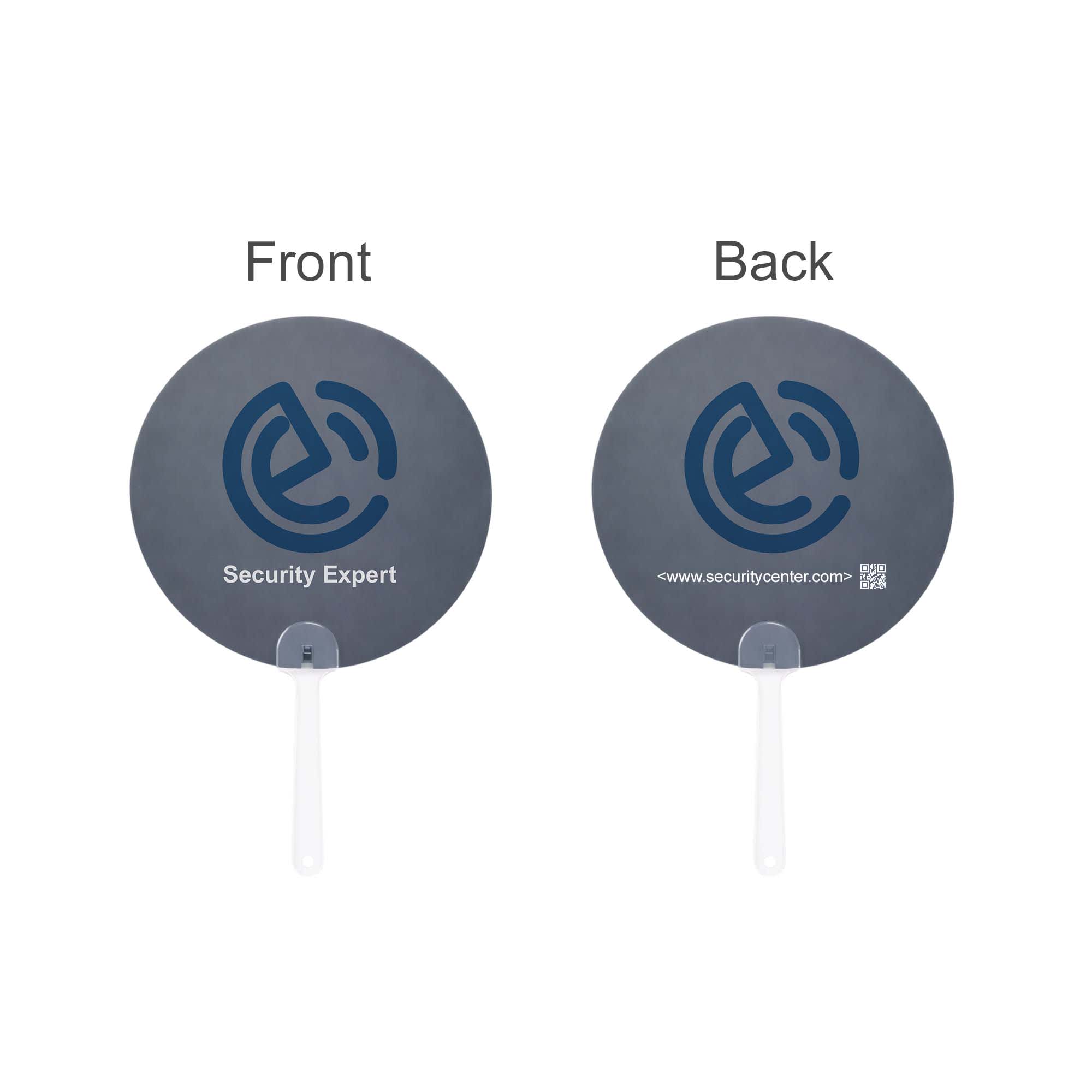 Custom Shape PP Hand Fan