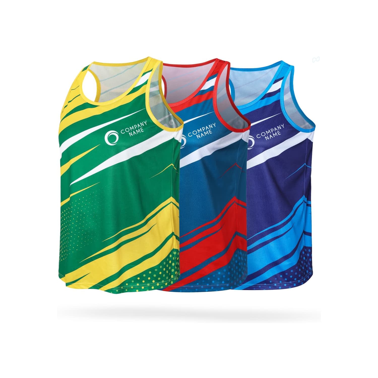 100% Polyester Sublimated Sports Singlet