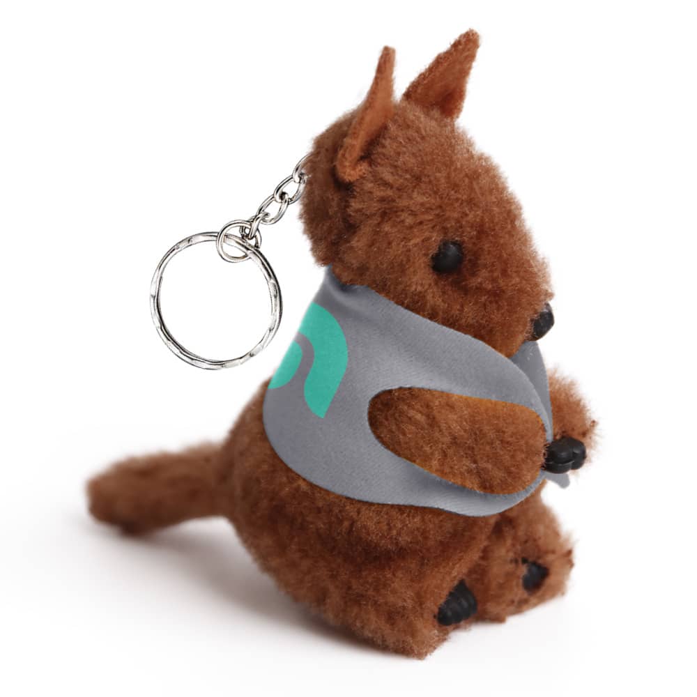 Kangaroo Clip on Stuffed Plush Toy