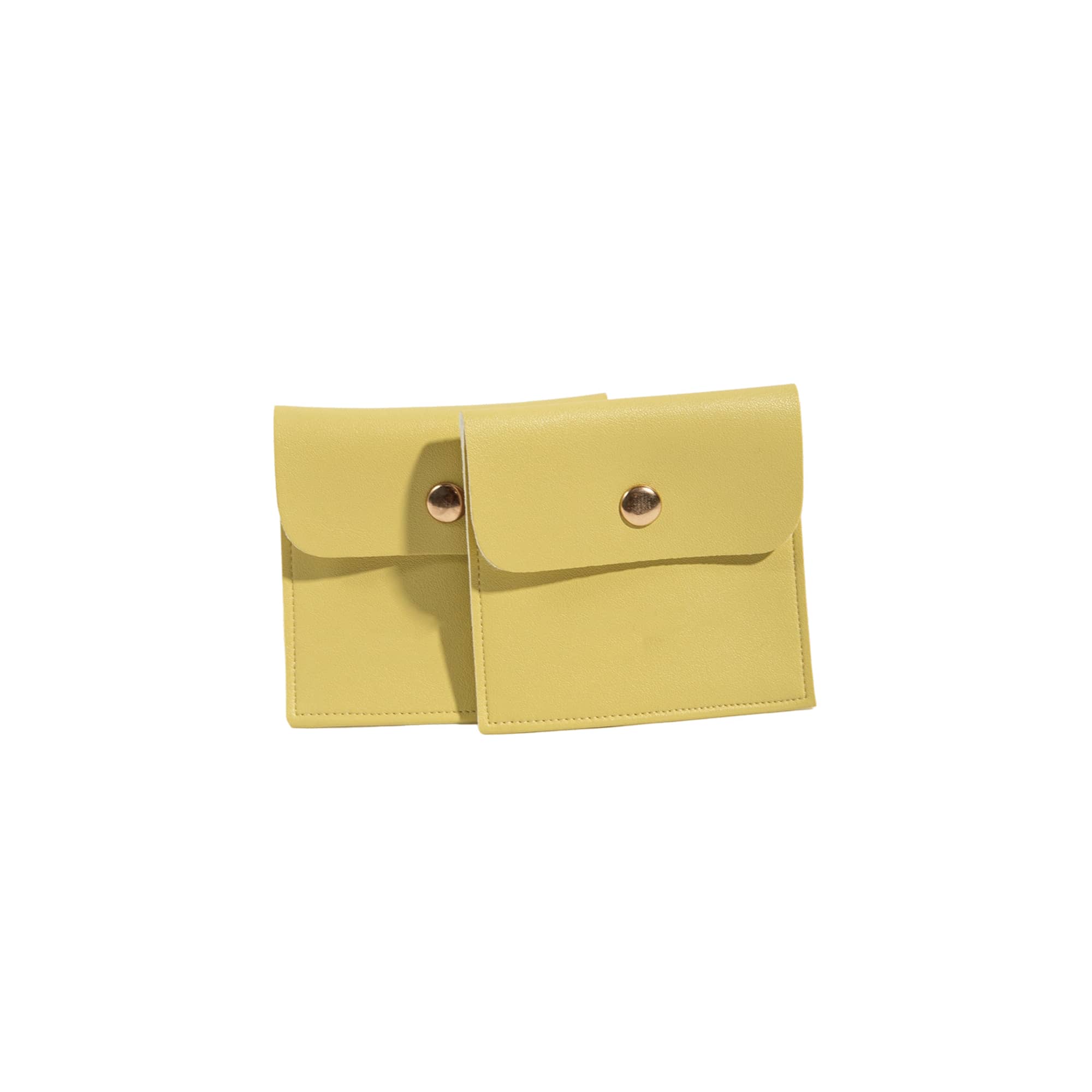 Square PU Leather Jewellery Pouch