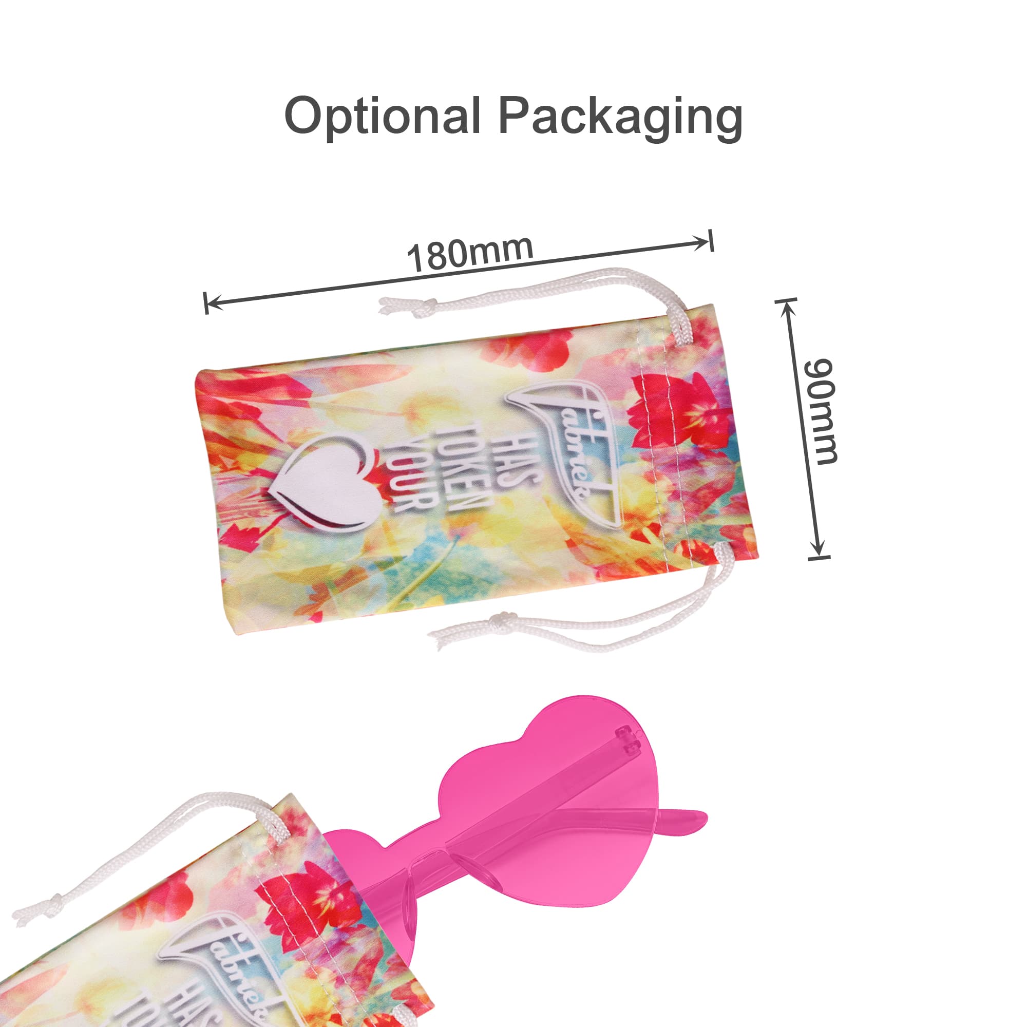Heart Shaped Party Glasses