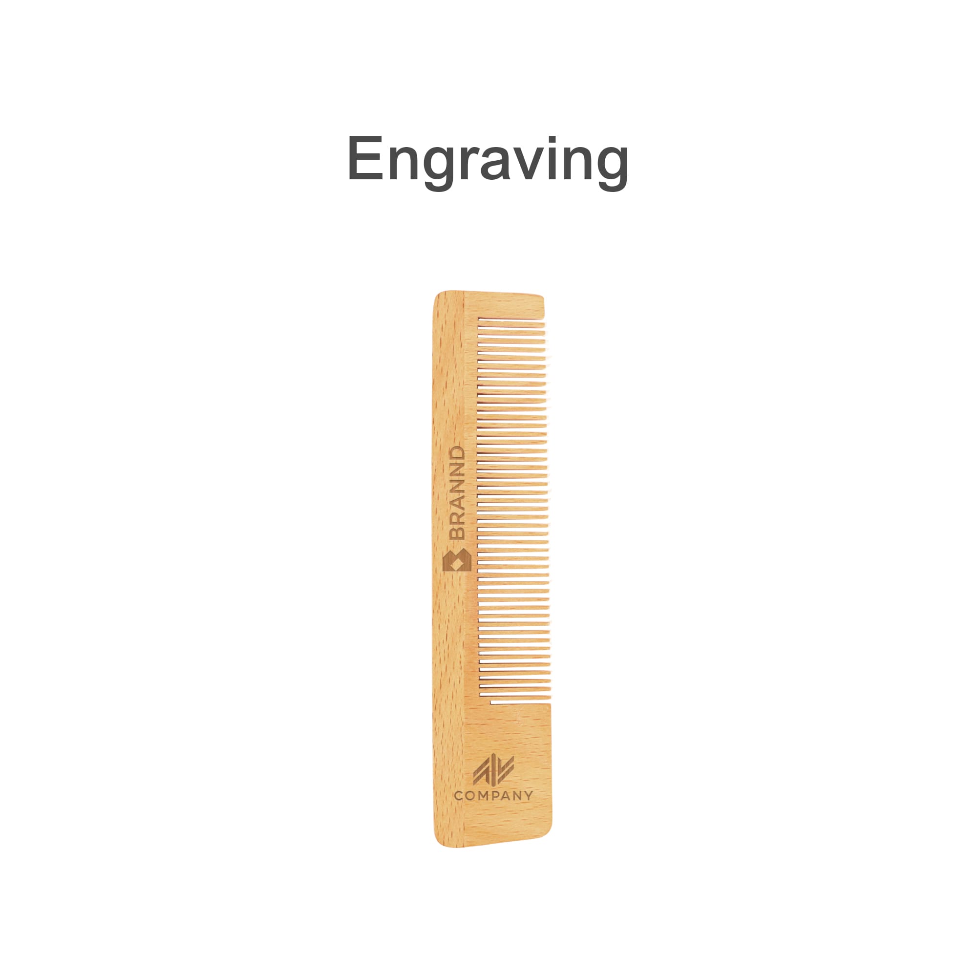 Short-Handled Beech Wood Comb