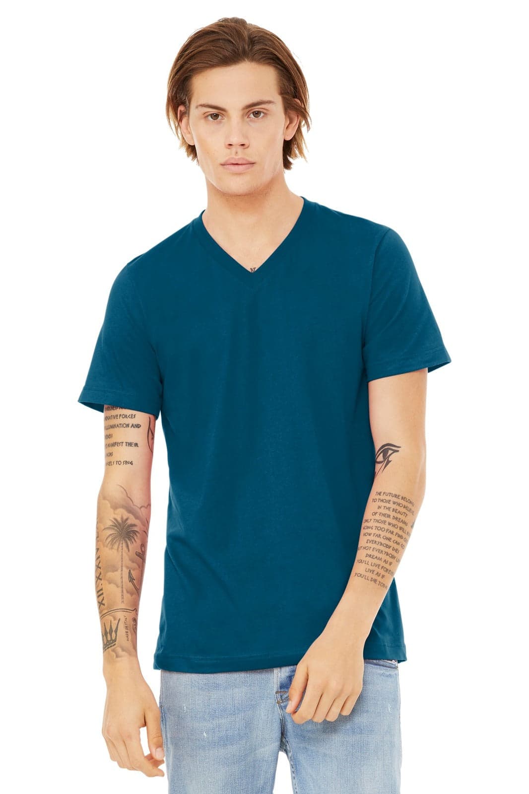 BELLA+CANVAS  Unisex Jersey Short Sleeve V-Neck Tee