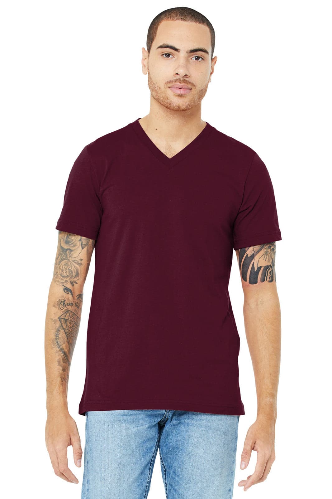 BELLA+CANVAS  Unisex Jersey Short Sleeve V-Neck Tee