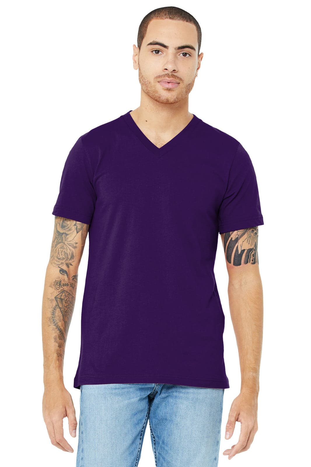 BELLA+CANVAS  Unisex Jersey Short Sleeve V-Neck Tee