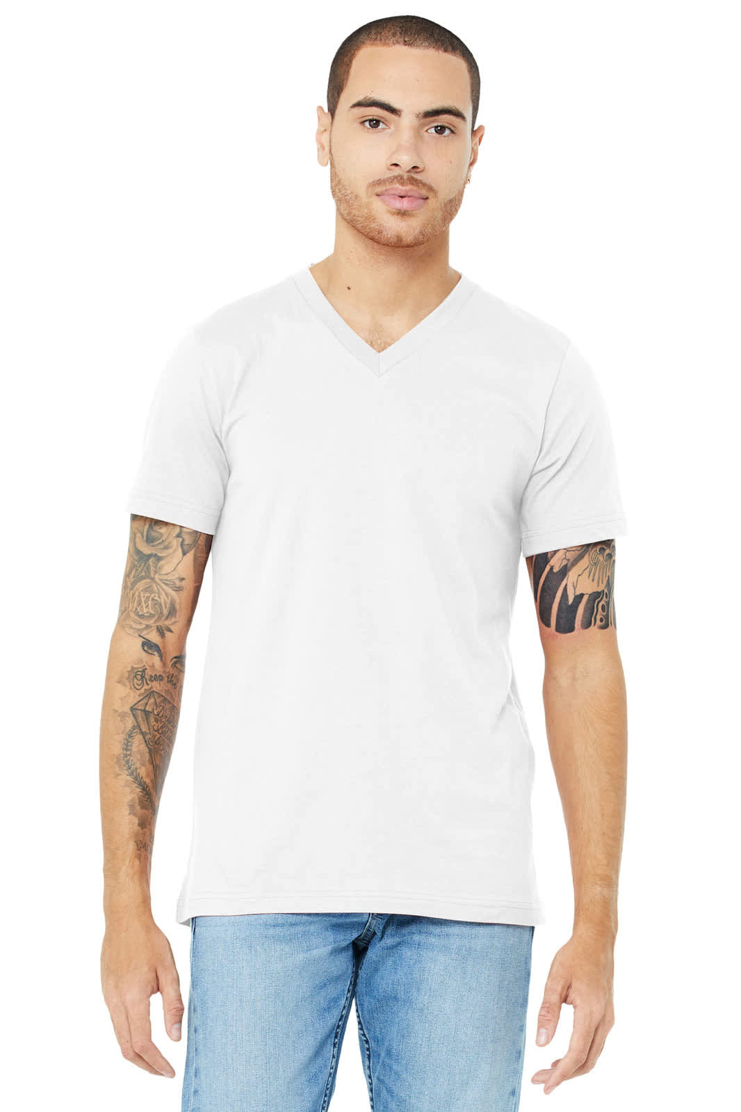 BELLA+CANVAS  Unisex Jersey Short Sleeve V-Neck Tee