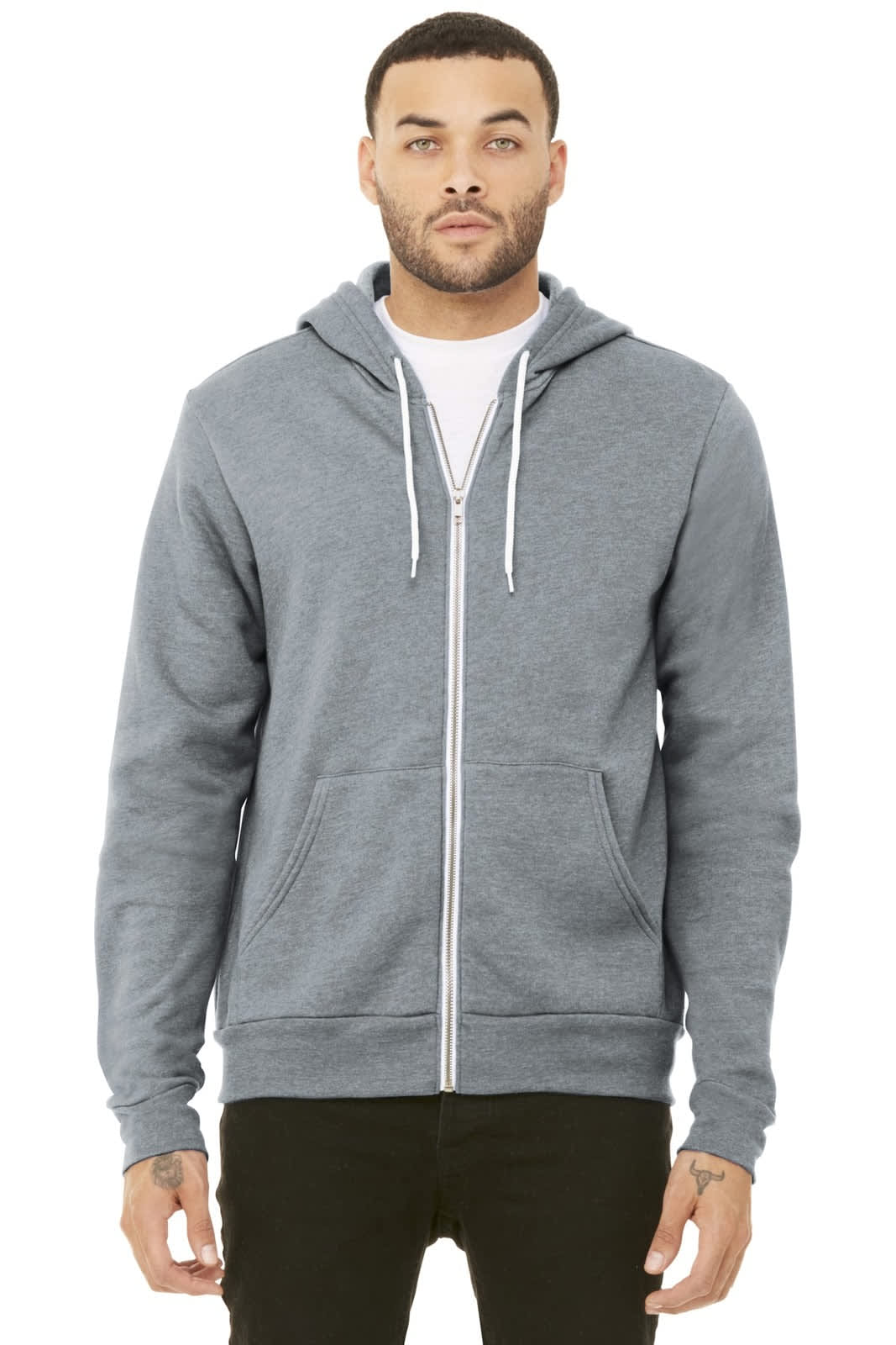 BELLA+CANVAS  Unisex Sponge Fleece Full-Zip Hoodie