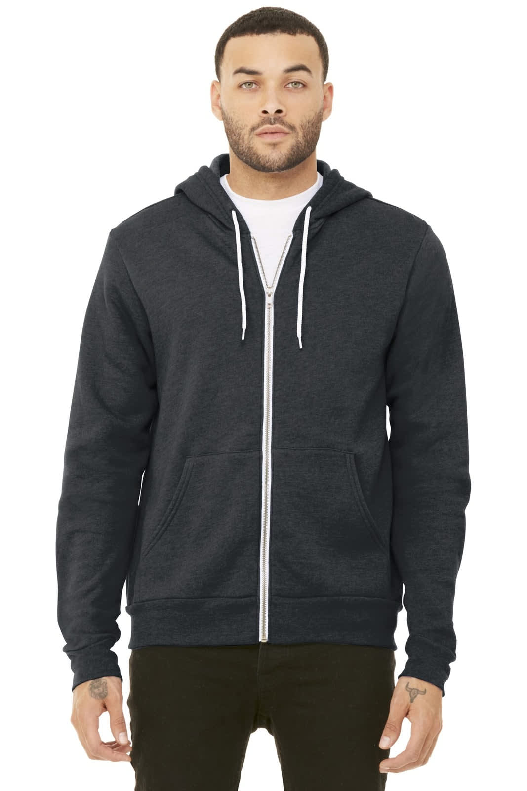 BELLA+CANVAS  Unisex Sponge Fleece Full-Zip Hoodie